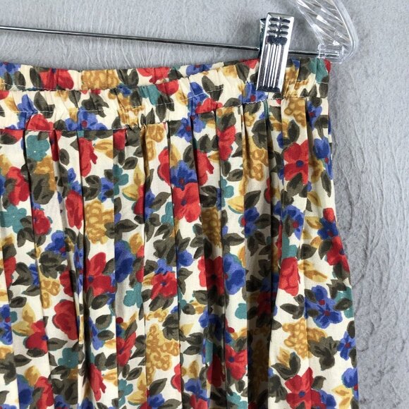 Vintage F  Maxi Skirt Women 6 Flower Farmhouse Modest Cottage Core Western Retro - Picture 16 of 16